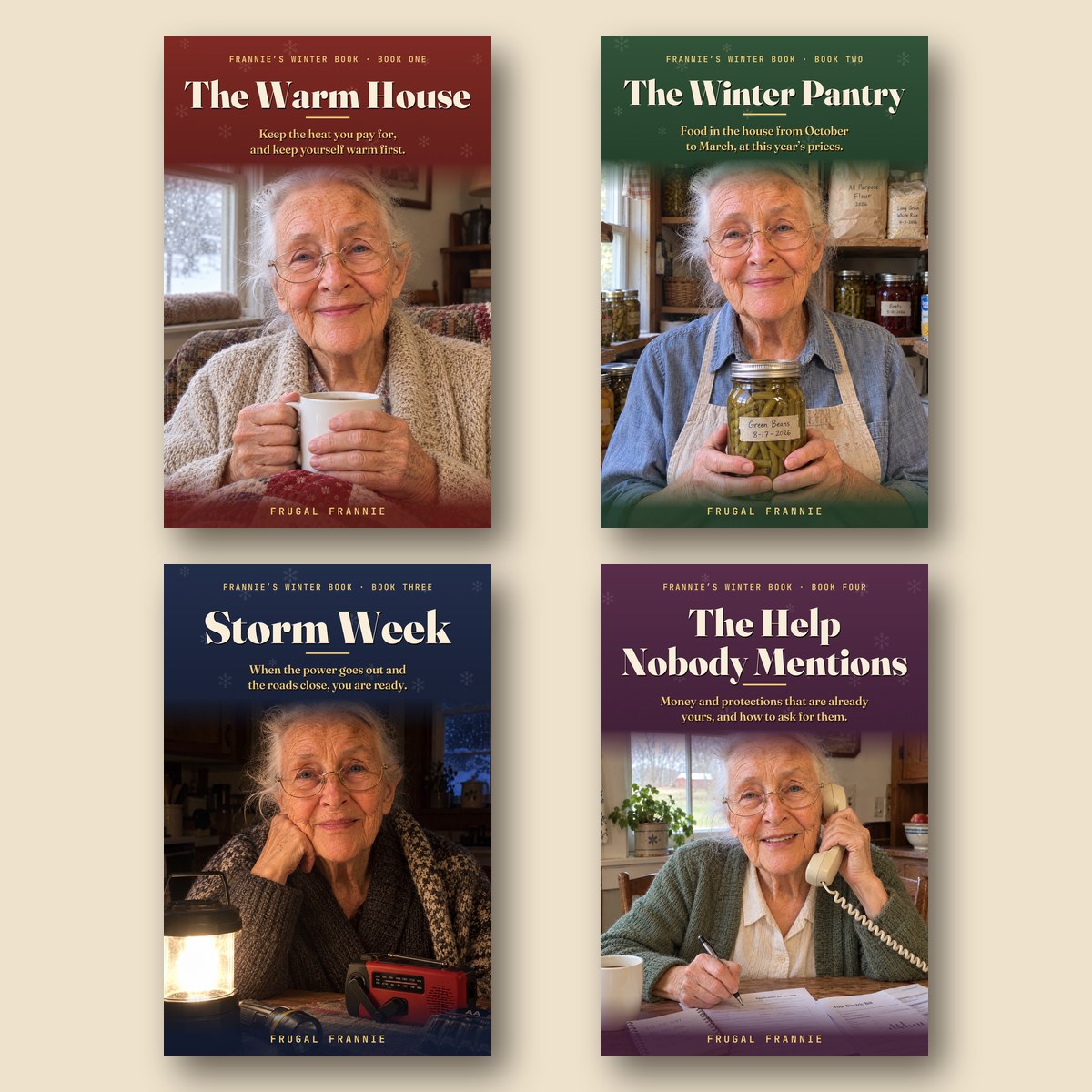 The four books of Frannie's Winter Book